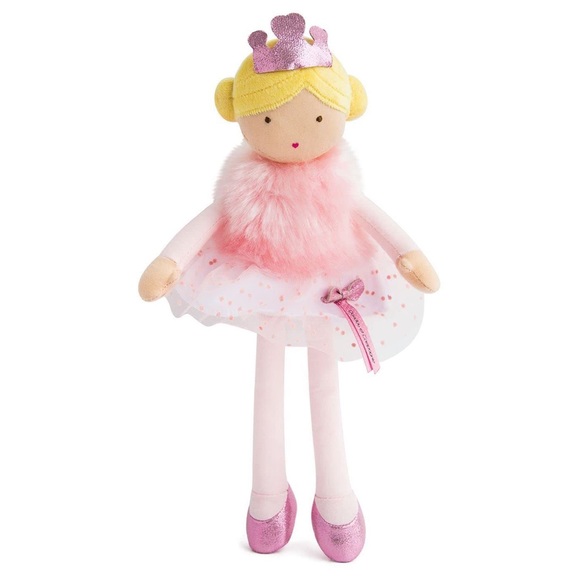 Brand New in Box 
Doudou et Compagnie Jolijou Girls' Cloth Doll Oriane 30cm Pink - Picture 2 of 9